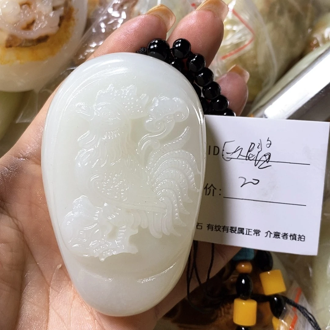 石材૮****古青石手把件