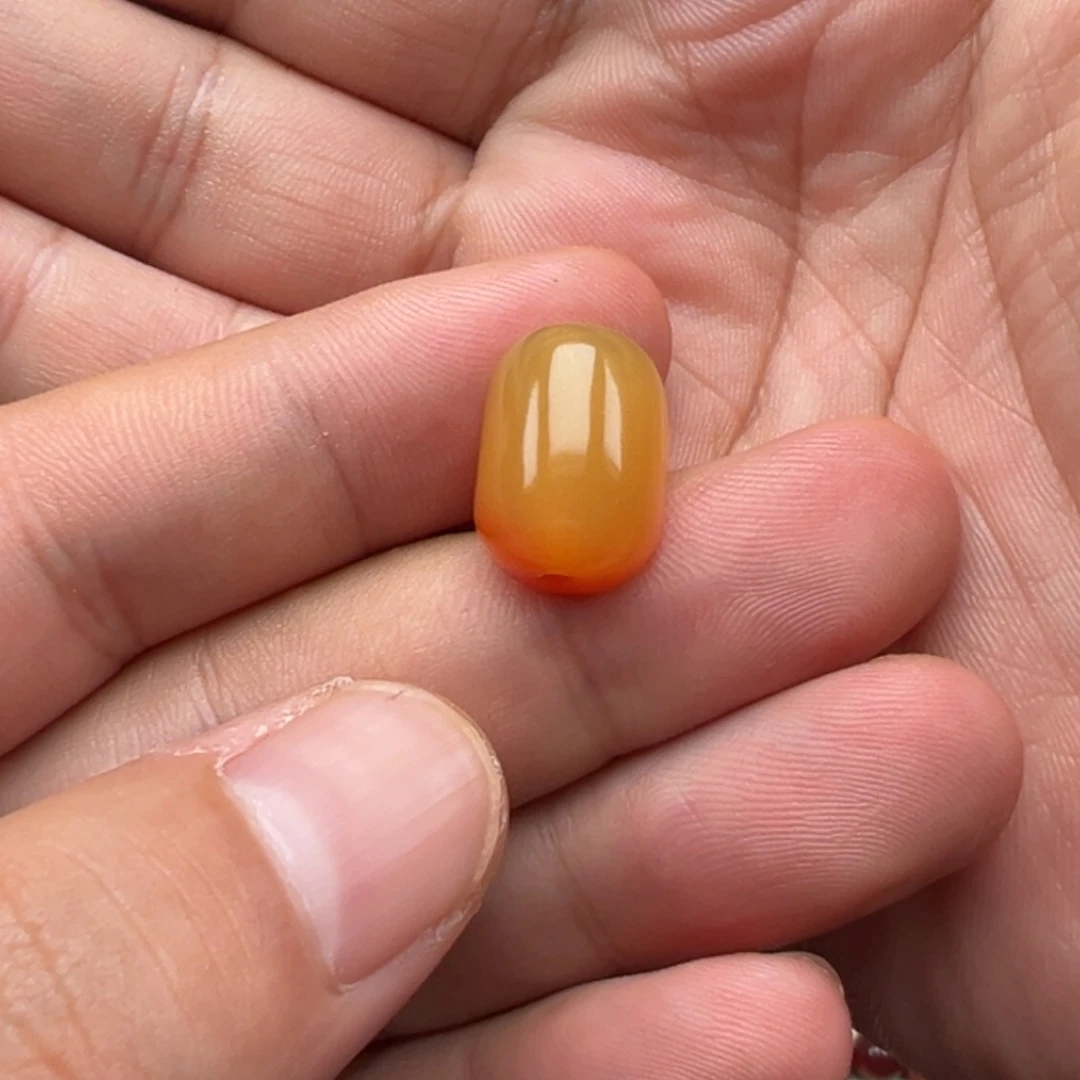 未镶嵌保山杨柳蒲缥鸡油黄背云南红玛瑙