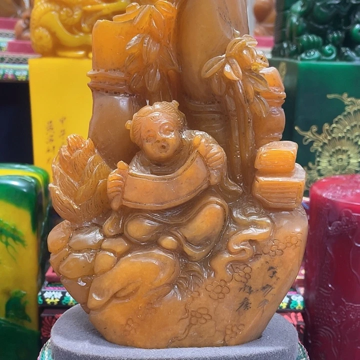 寿山石印石篆刻印章引首章闲章姓名章生日礼物