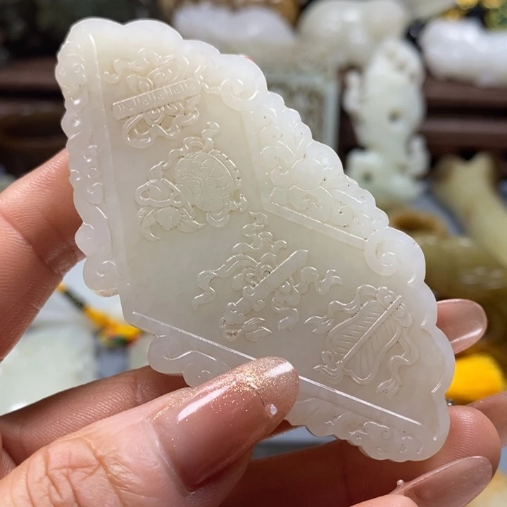 和田玉挂件未镶嵌