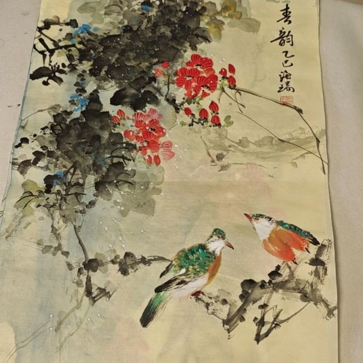 国画贾海瑞老师现场定制