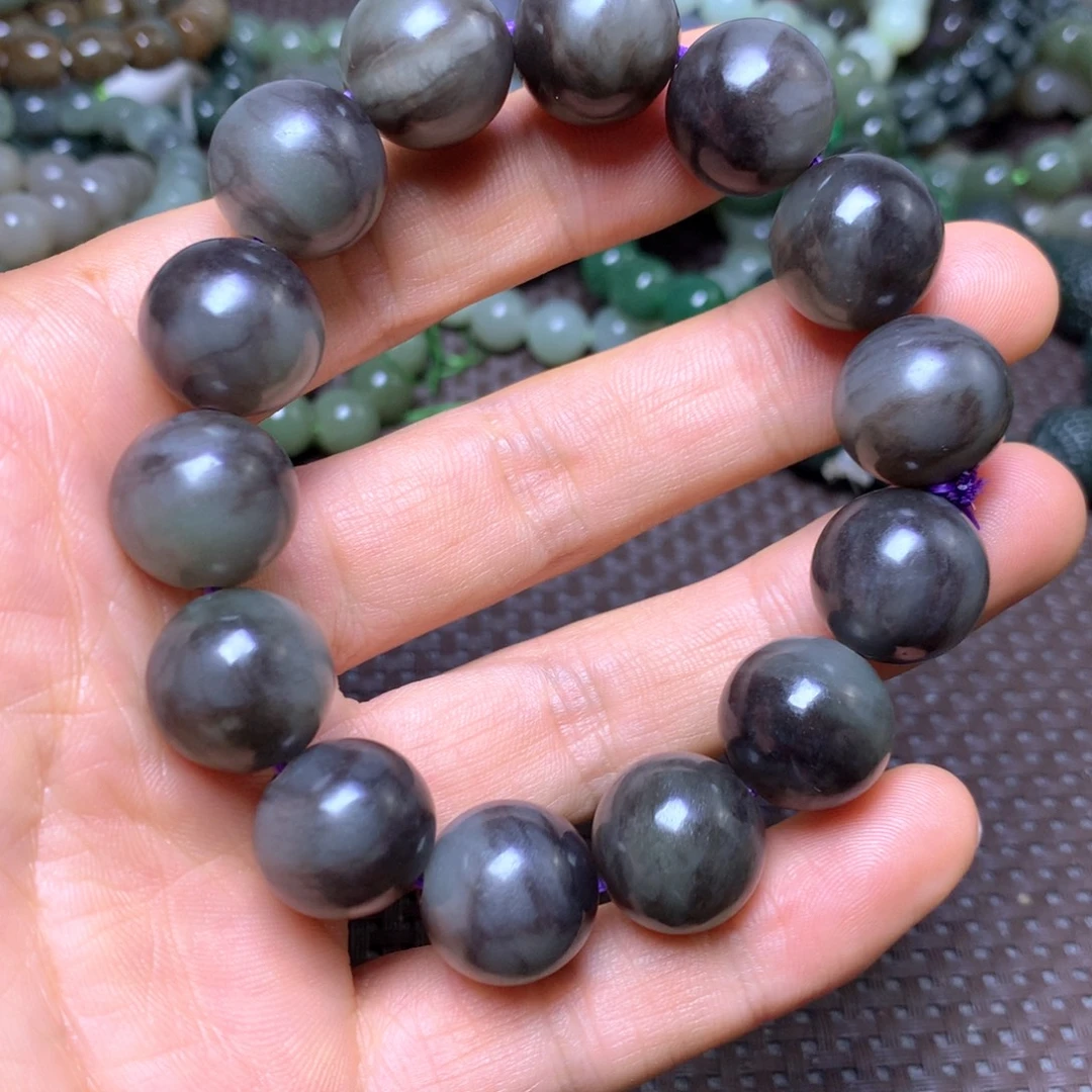 和田玉未镶嵌手串16