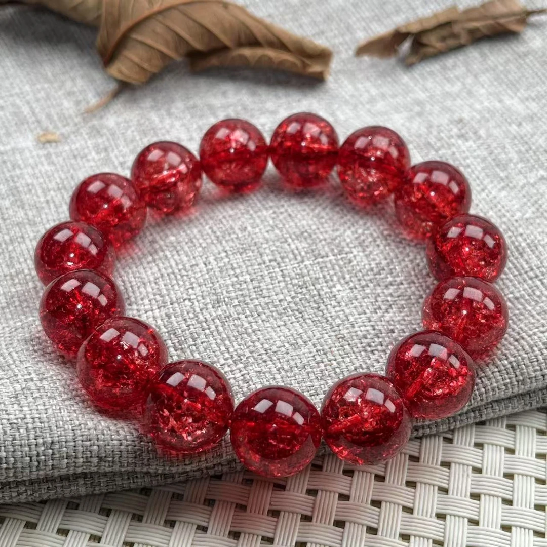 SJ-062号清新大气红色14mm手链多样性发一件