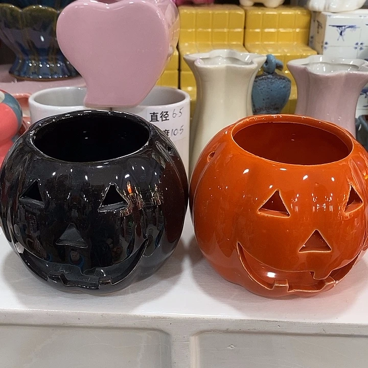 陶盆有孔 瑕疵针孔漏釉介意勿拍外高 8外口8