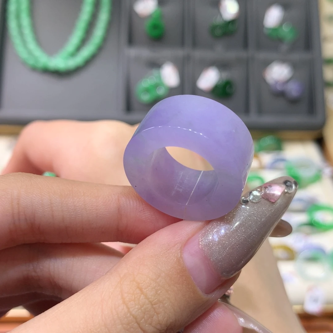 翡翠戒指未镶嵌扳指