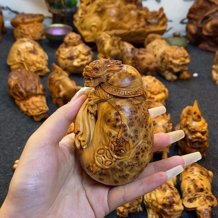 ****凯柏木钱袋子手把件手把件手把件