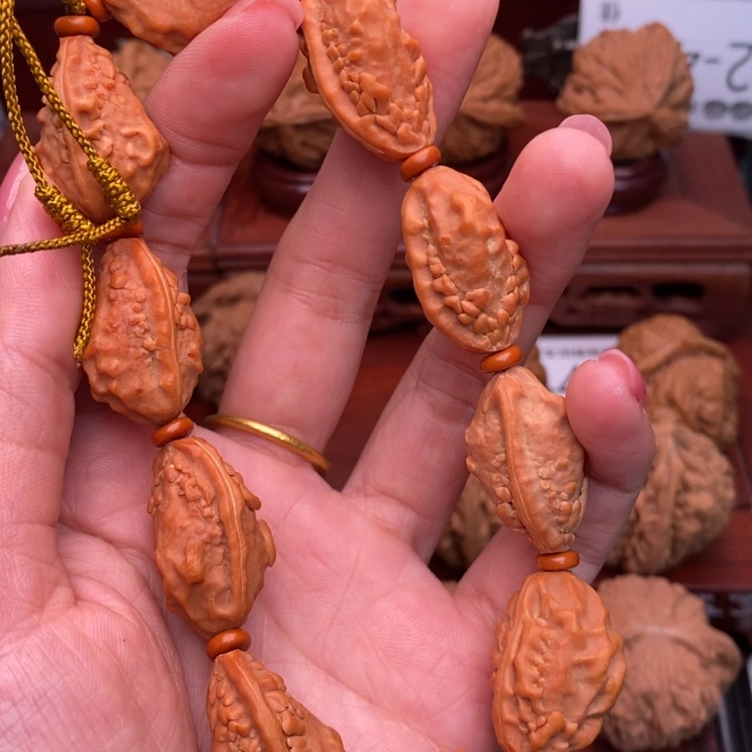 文玩核桃把件麒麟角