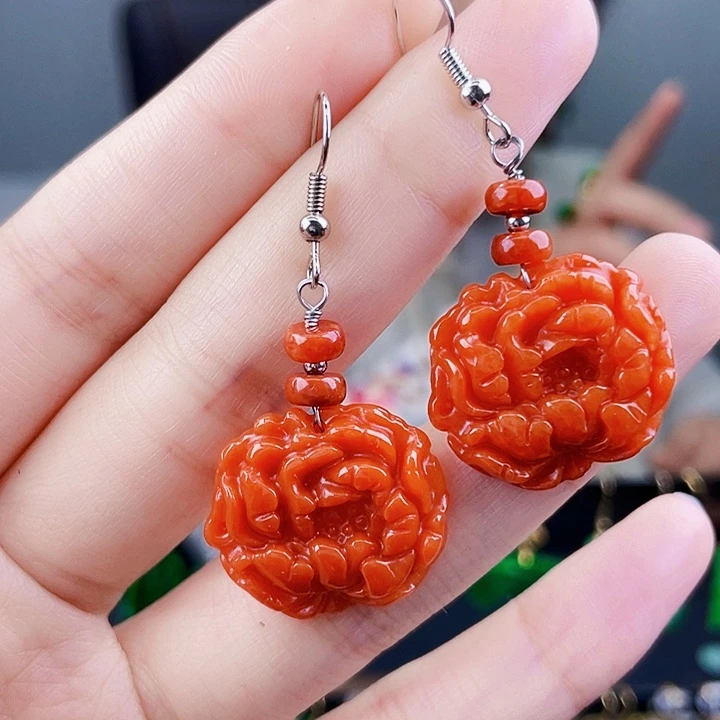 翡翠耳饰未镶嵌饰品
