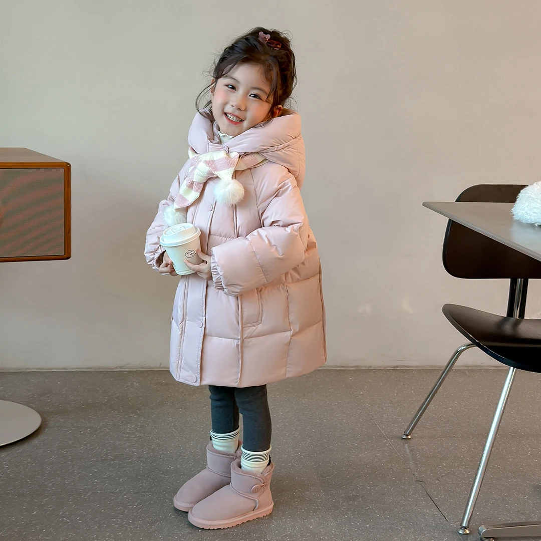 女童棉服2025新款洋气宝宝冬季保暖棉袄儿童冬装上衣夹棉外套