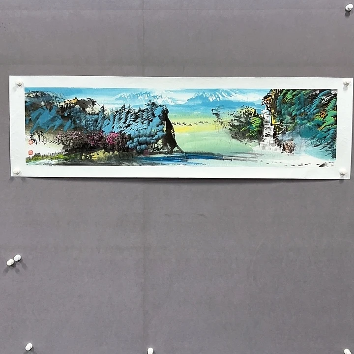 国画亲笔手绘放心去藏