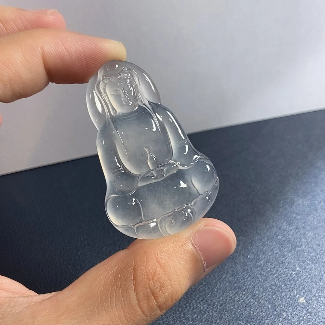 翡翠未镶嵌颈饰素衣
