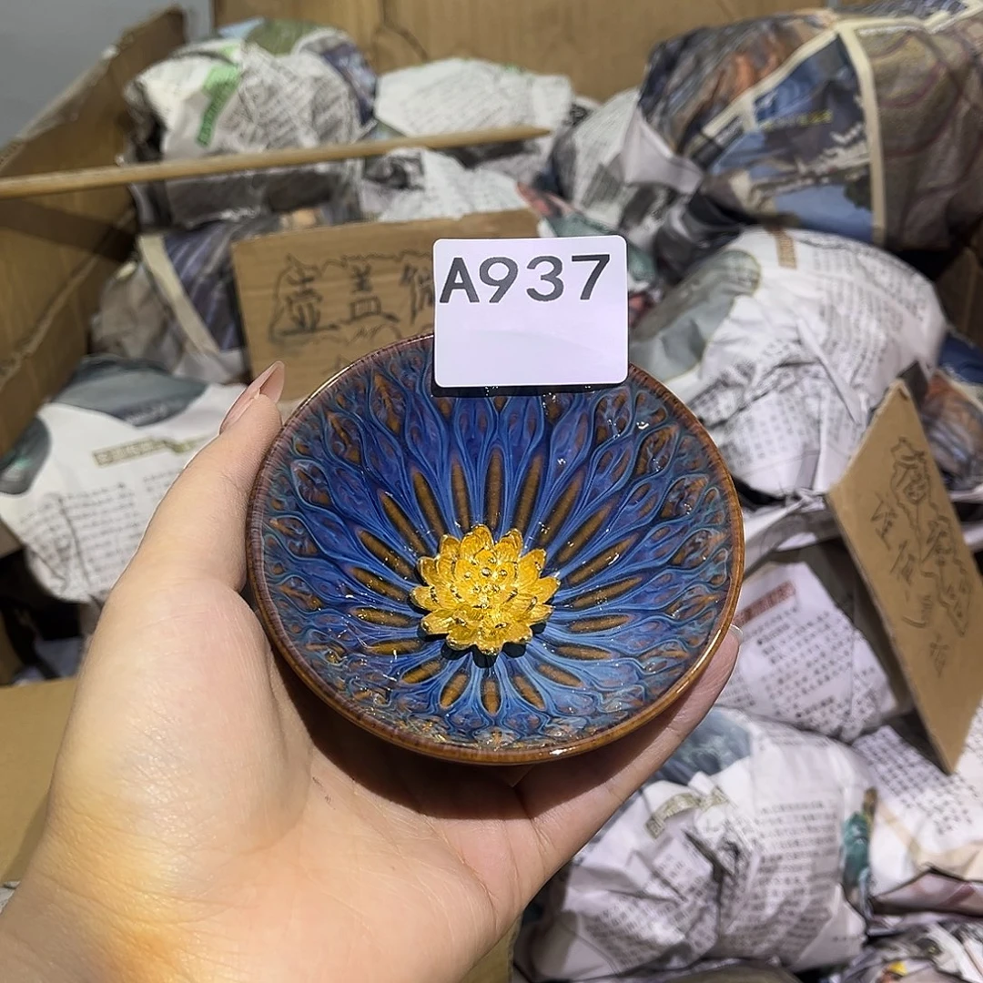 瓷片茶摆件工艺品摆件666