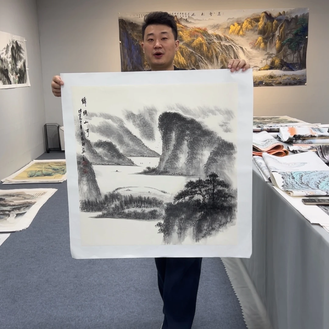 国画国画作品宣纸纯手绘