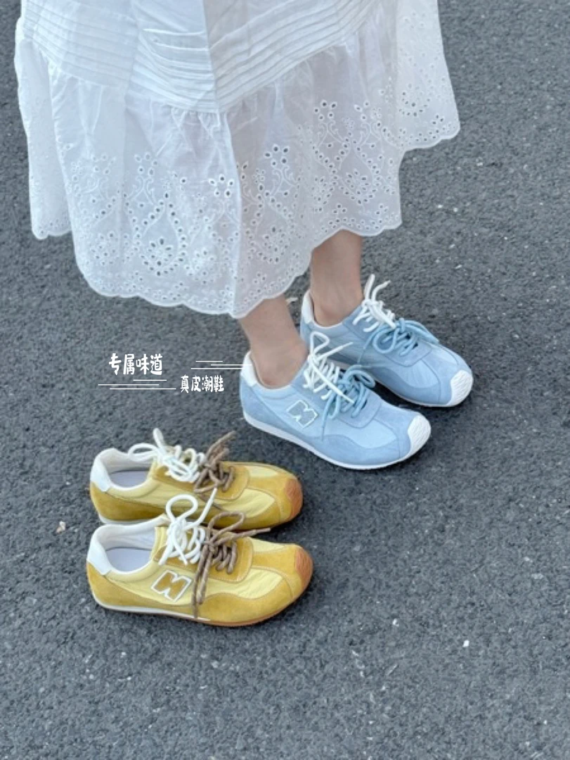 ZSWD真皮拼接轻便软底阿甘鞋25-328