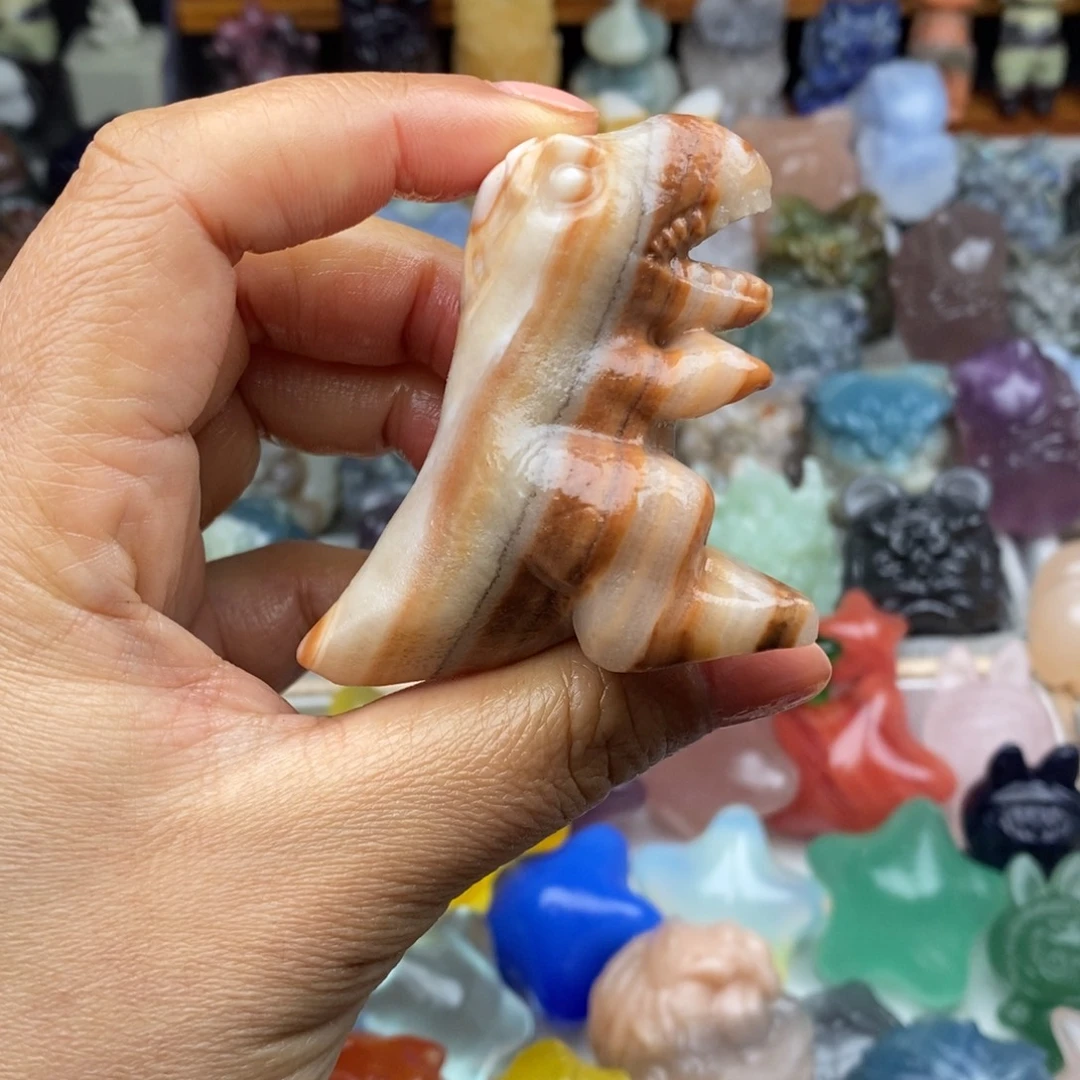 石材多肉石 摆件 手把件 挂件