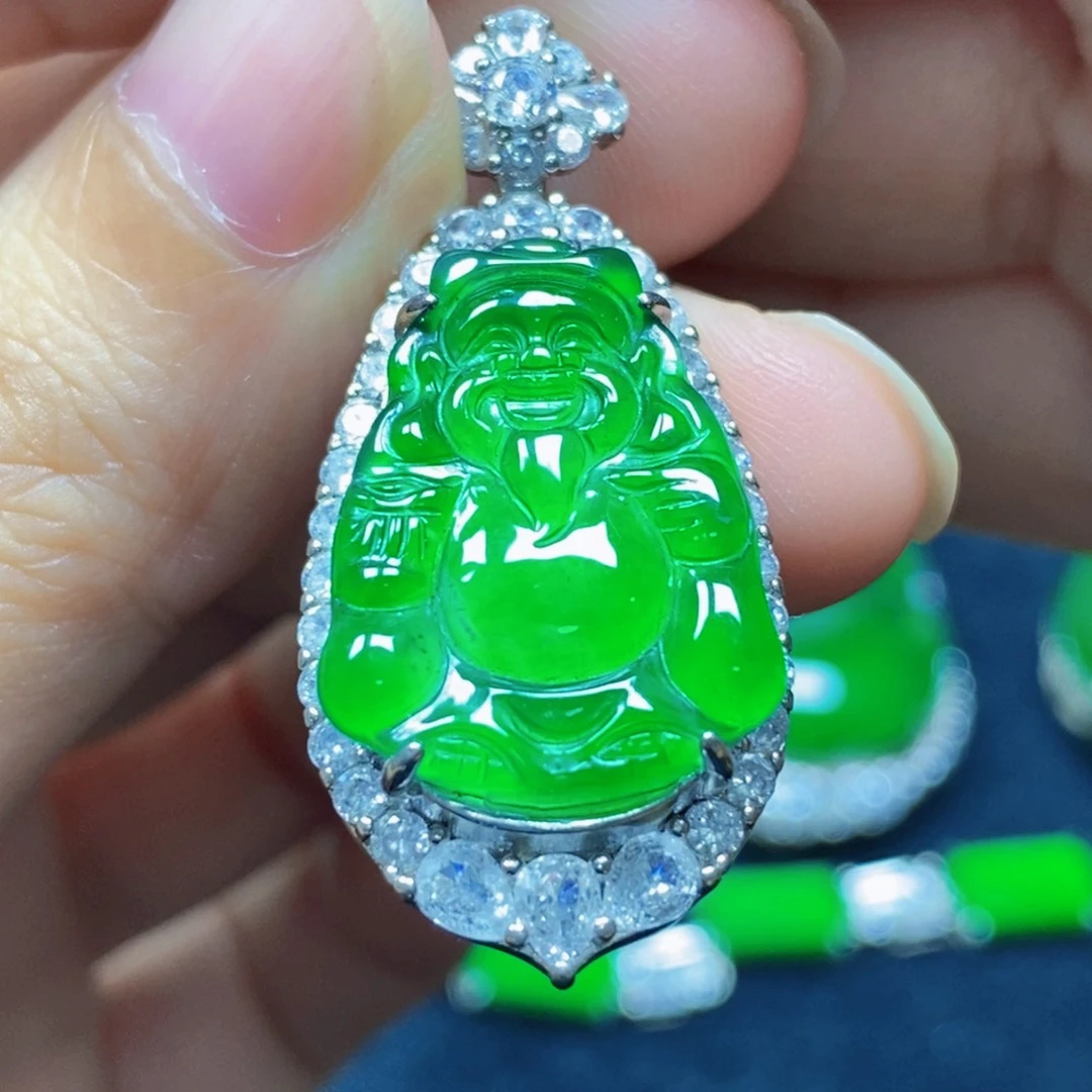 翡翠未镶嵌颈饰天然翡翠