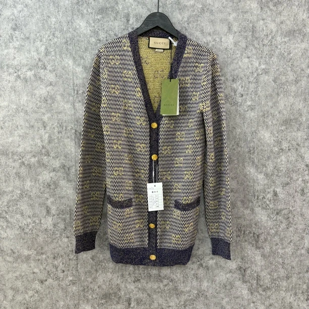 未使用 GUCCI/古驰 古驰金扣满印开衫
