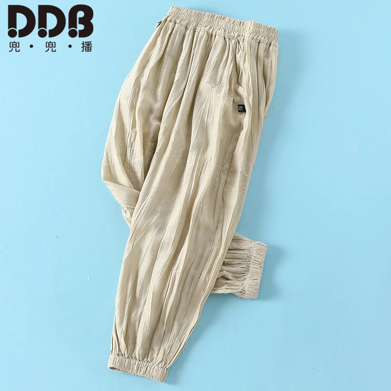 男童裤子夏季薄款防蚊裤2025新款儿童夏装休闲运动裤大童男孩长裤