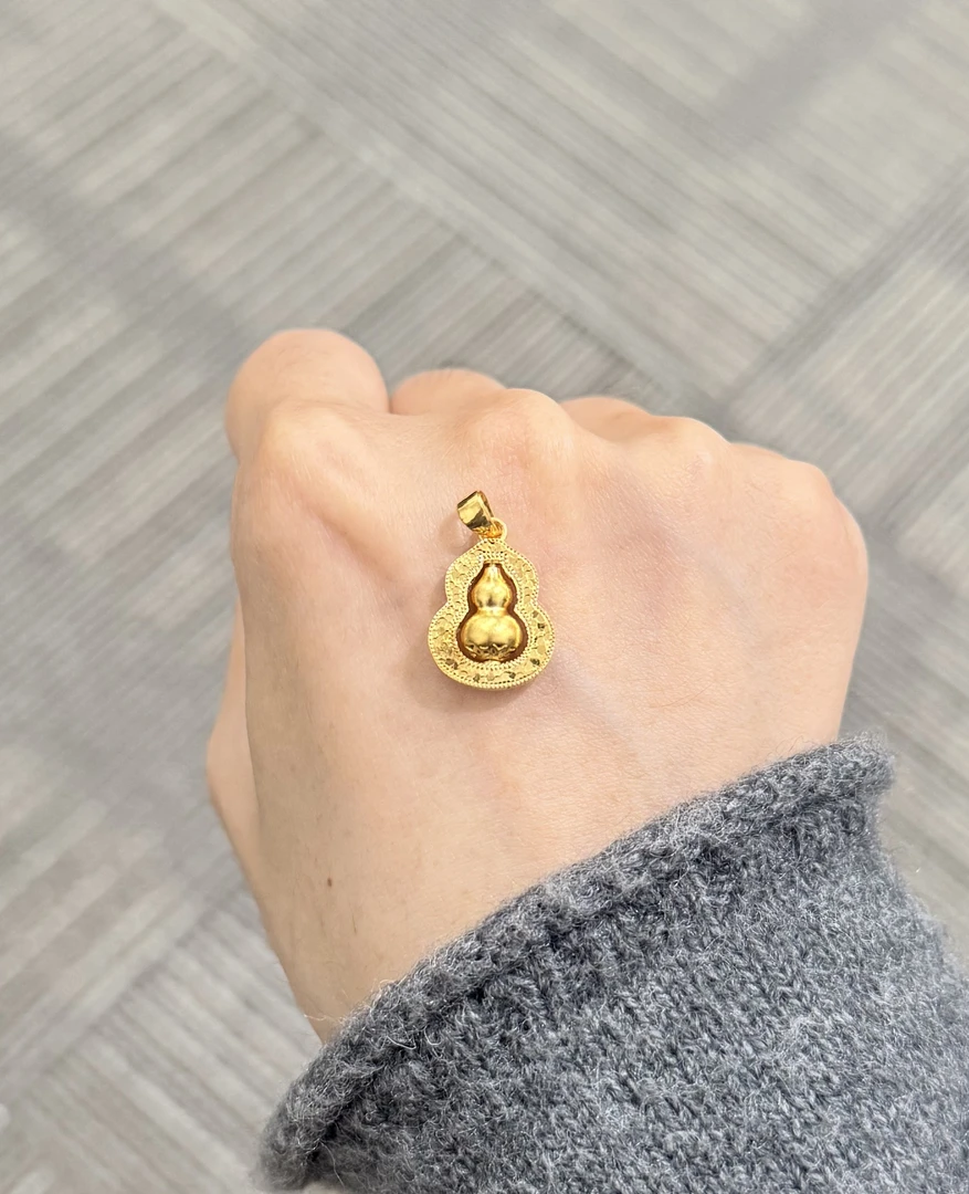 足金999 转转碎冰胖葫芦