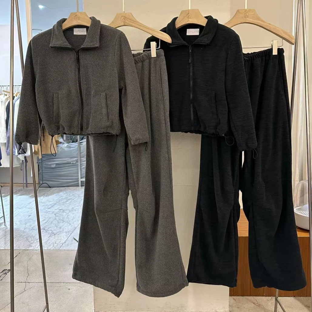 011显瘦长袖运动时尚卫衣T套装