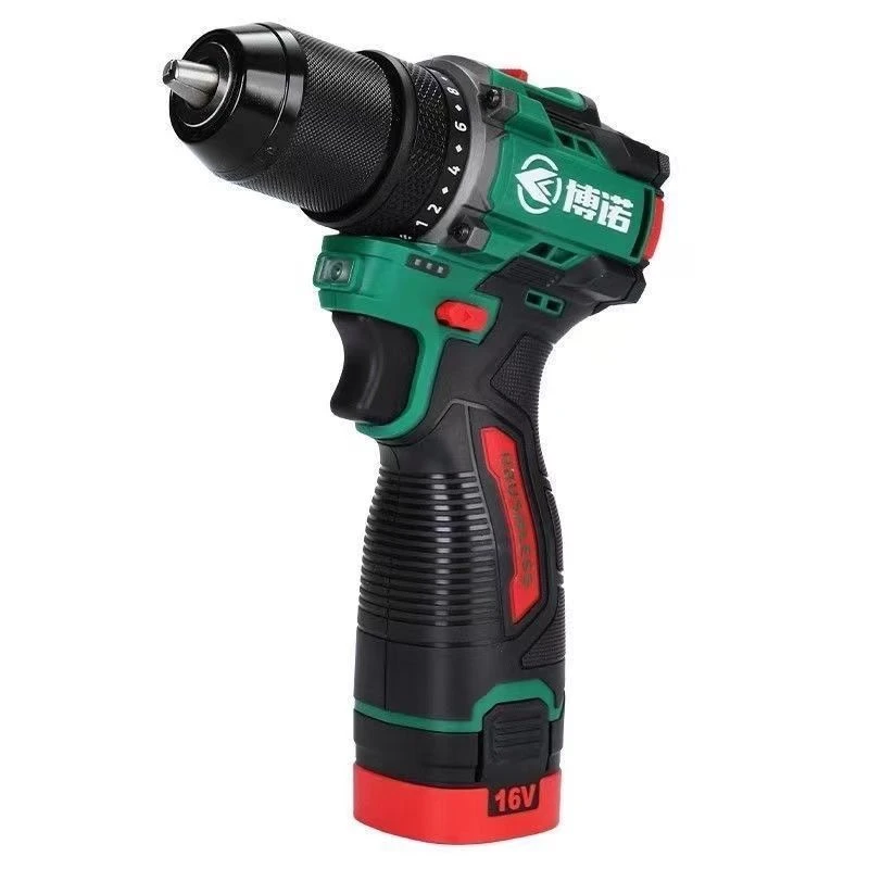 东科博诺16V无刷锂电钻大扭力小钢炮充电手电钻