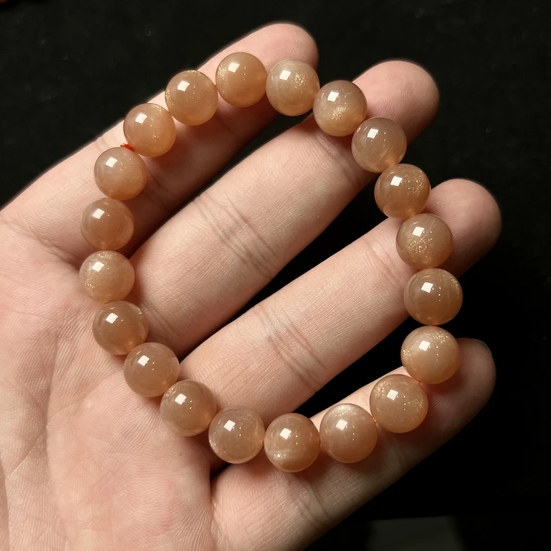 净体满金沙橙月光手串10mm KT24092624