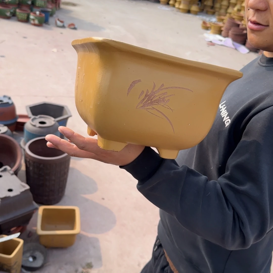 紫砂花盆口径18.13口径