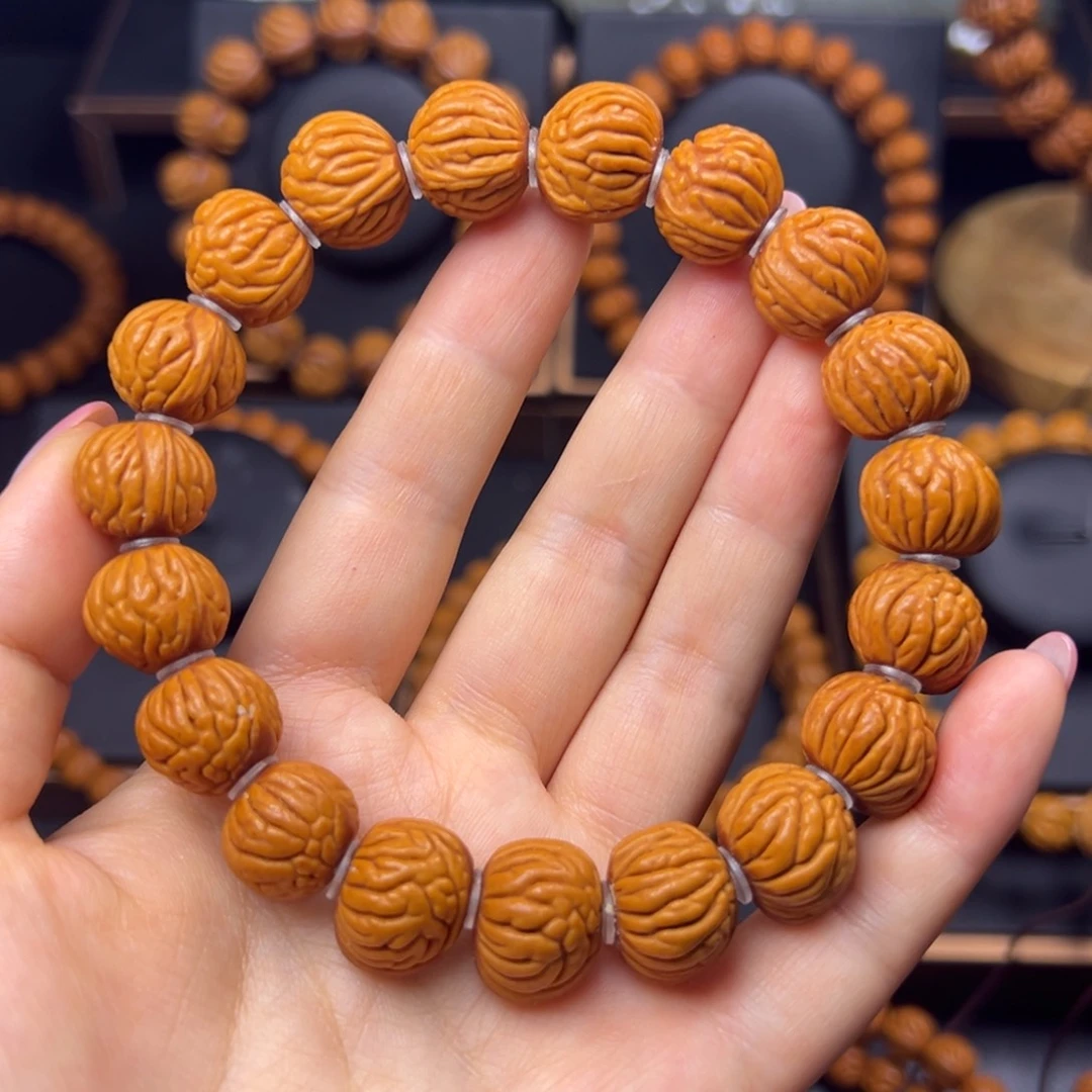 手串桃核柳叶15手串