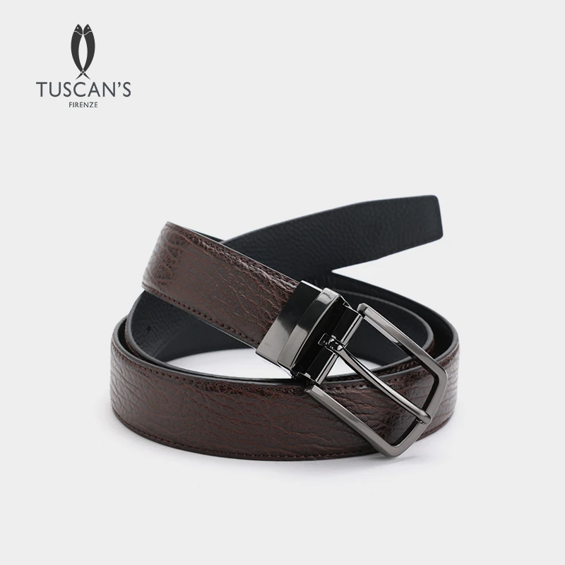 TUSCAN'S简约百搭商务通勤时尚皮带腰带箱包配件时代集团