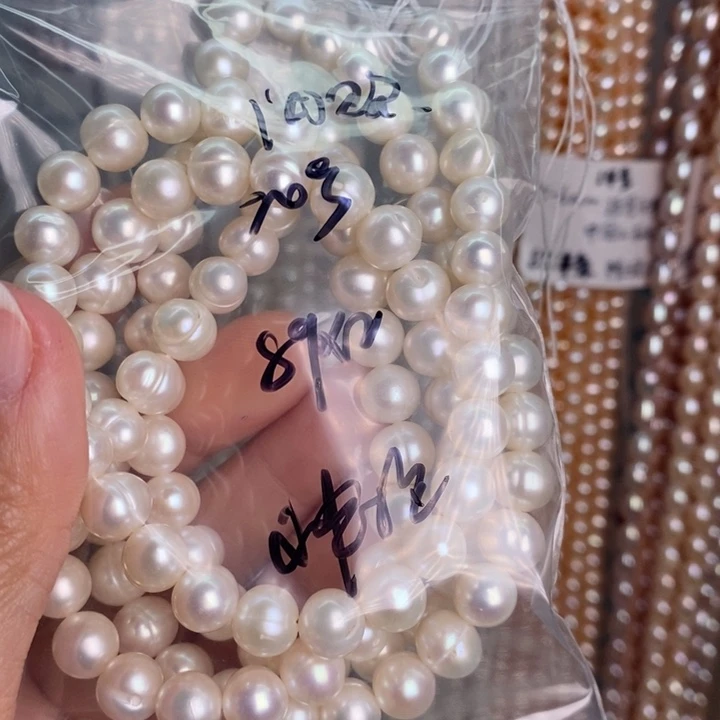 未镶嵌20号 2条淡水珍珠