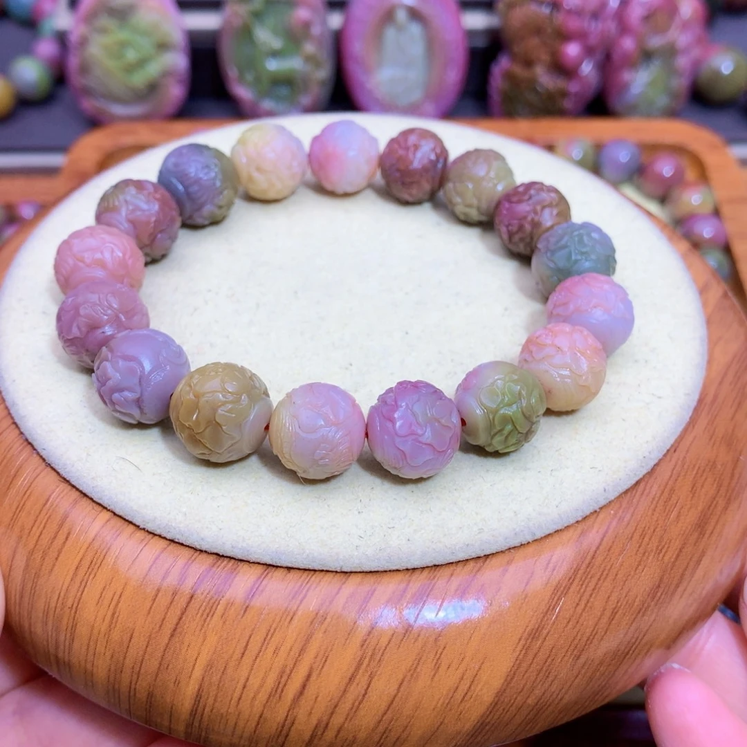 玛瑙未镶嵌手链盐源