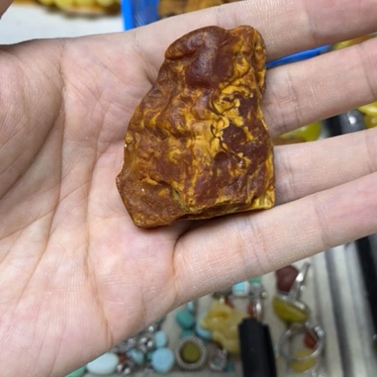 未镶嵌蜜蜡裸石吊坠