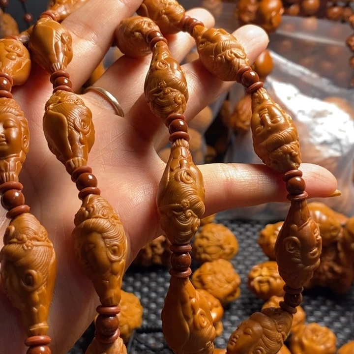 橄榄核吊坠嘿**呀柳叶观音