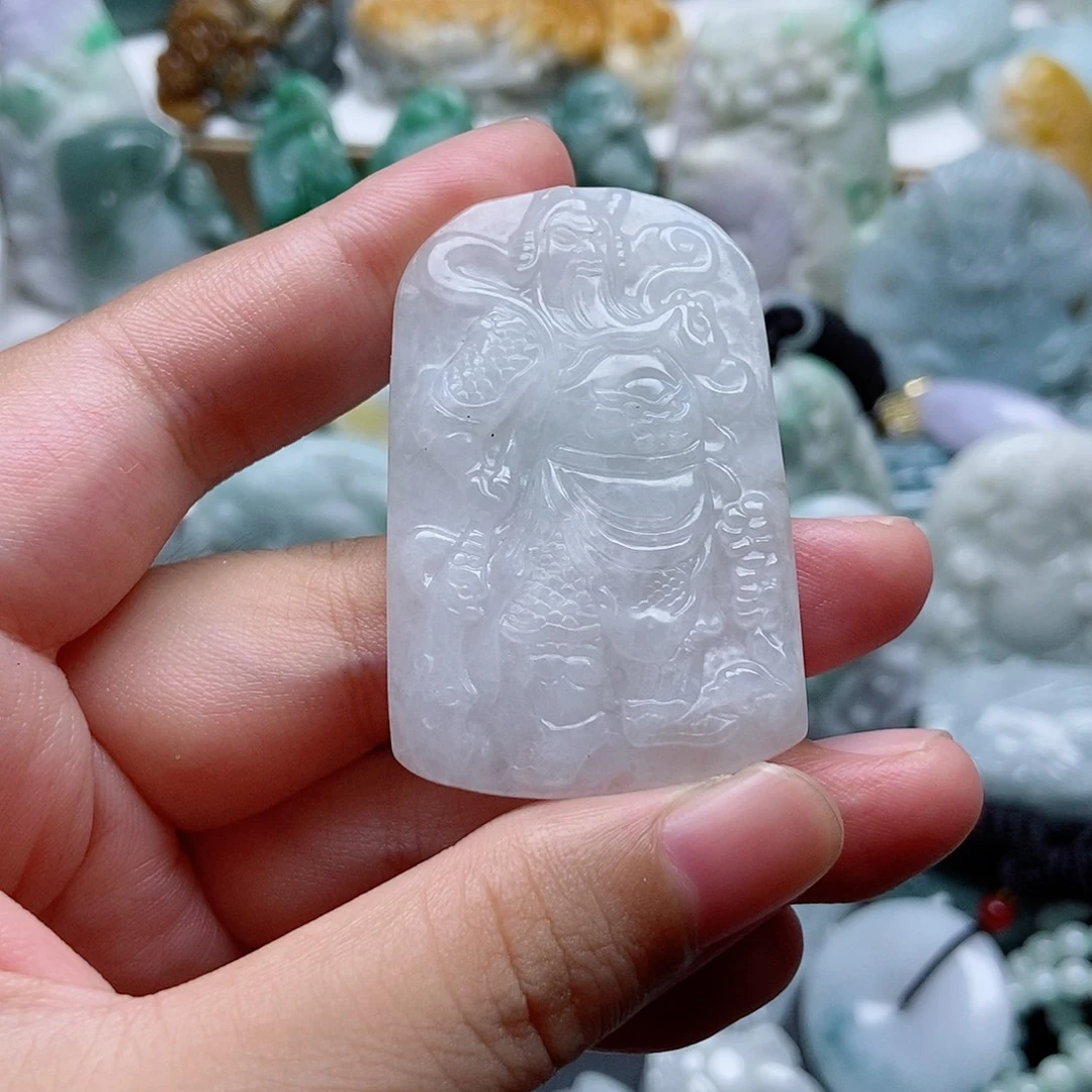 翡翠未镶嵌吊坠(不含链)1