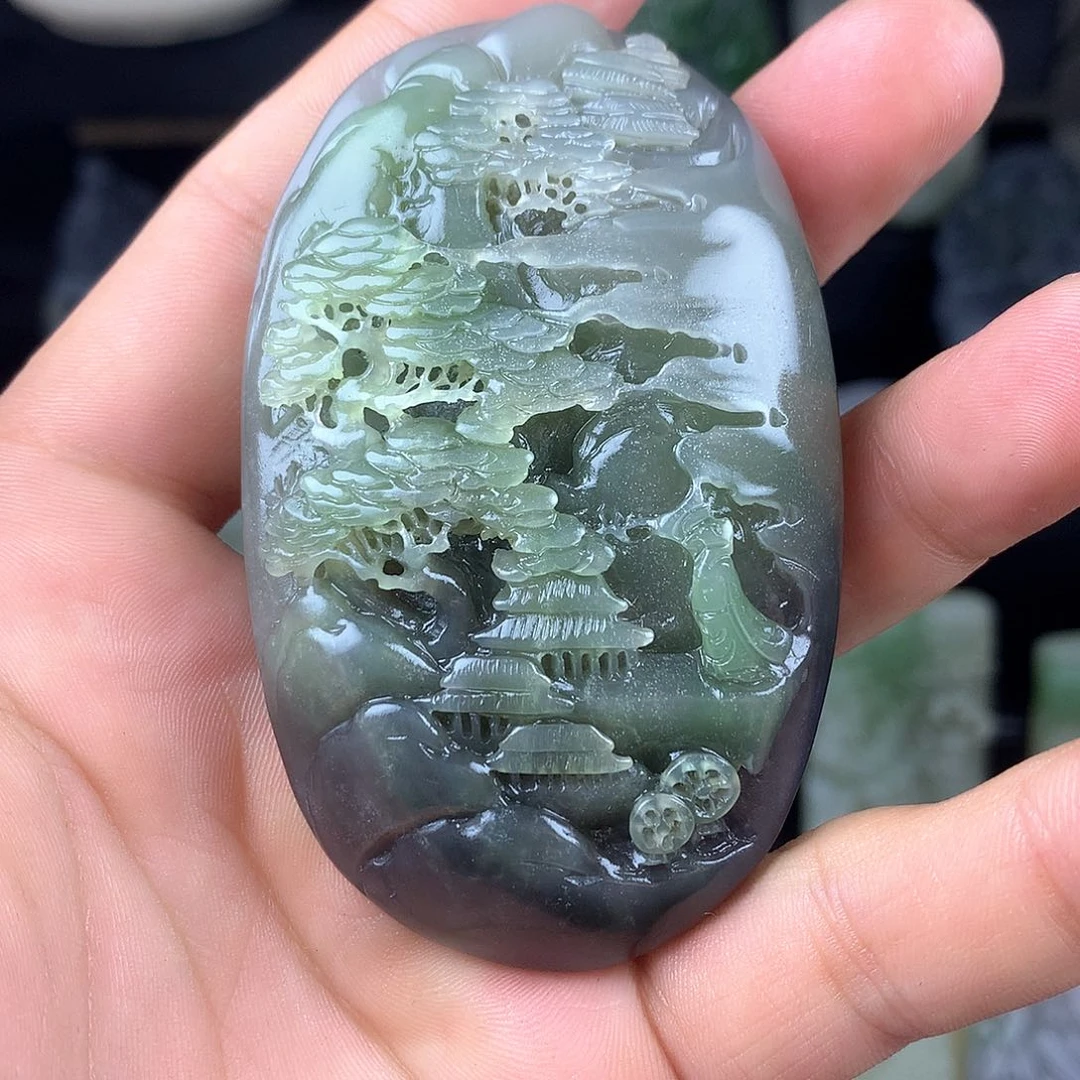 未镶嵌和田玉把件
