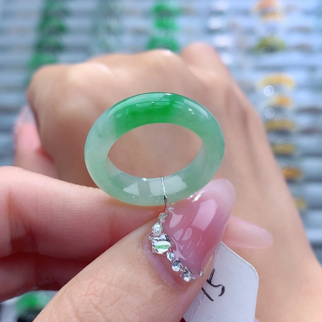 翡翠戒指未镶嵌15号