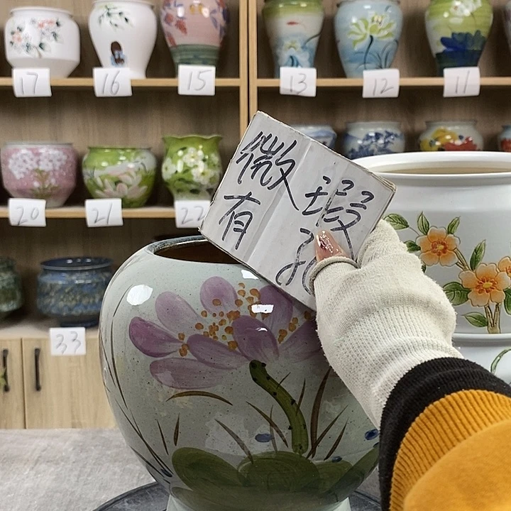 缸13xc景德镇陶瓷花盆
