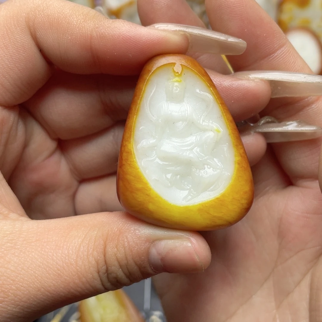 和田玉挂件未镶嵌