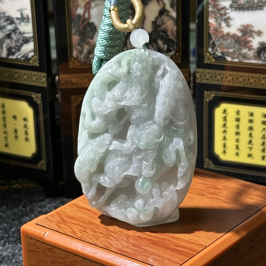 5652-天然翡翠-关公