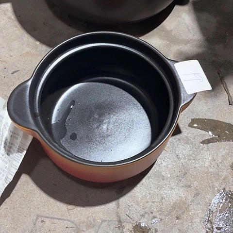 微瑕，明火，口径16厘米，高度8，19