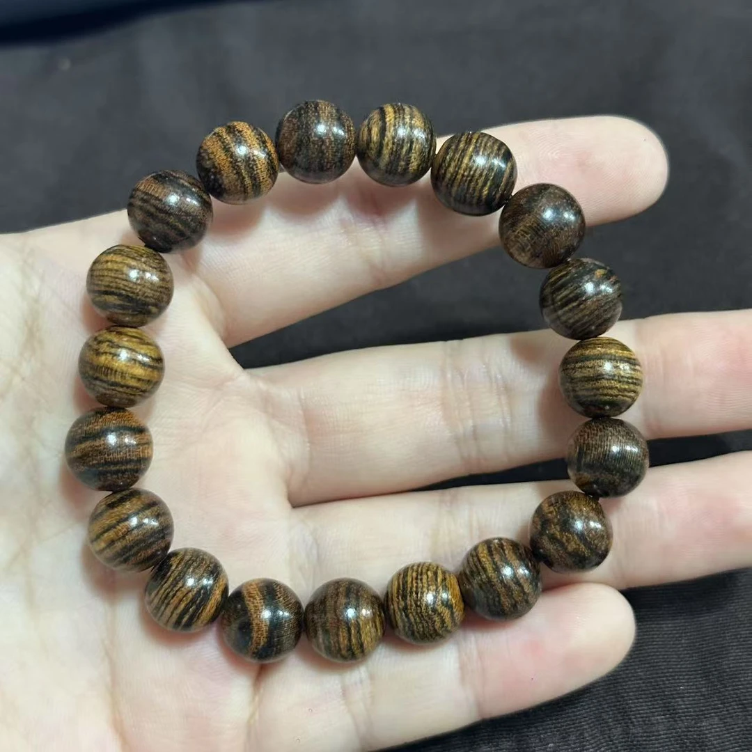 虎斑木单圈精美手串卡10  197（无礼盒）