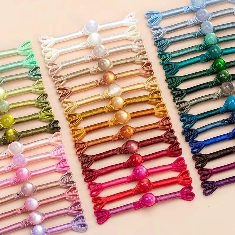 旗袍盘扣扣子复古风手工编织燕尾绕线一字扣中式服饰上衣装饰纽扣