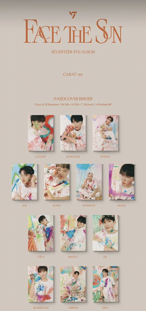 【SEVENTEEN】油彩克拉盘