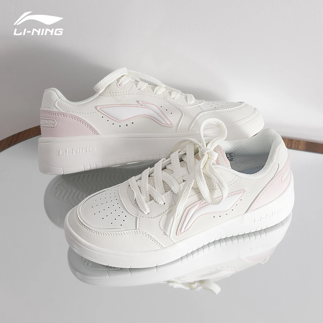 李宁元宝pure女鞋板鞋百搭透气轻便休闲鞋子女款爆款2025新款正品