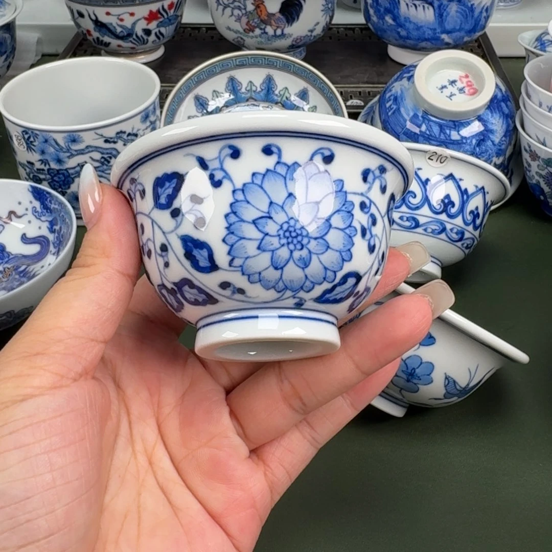 景德镇纯手工手绘茶器蒙蒙375