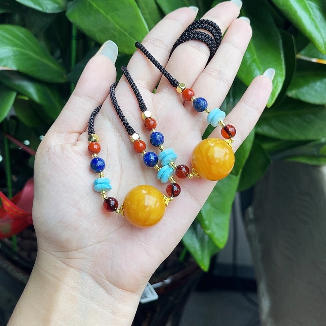 琥珀未镶嵌手链多样性发其一 20