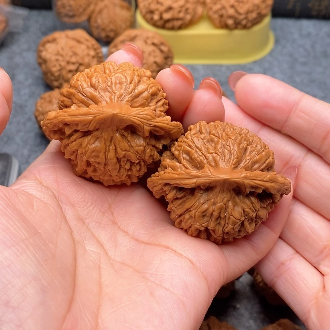 文玩核桃把件精品官帽50全品