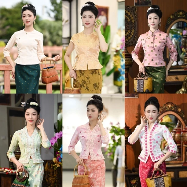 云南西双版纳隋金金原创傣装少数民族休闲气质女装民族风新款传统