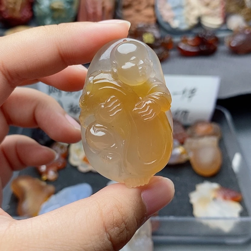 【闪购商品】未镶嵌吊坠定制玛瑙