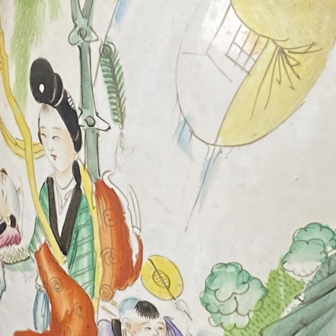 16161 三娘教子瓷器